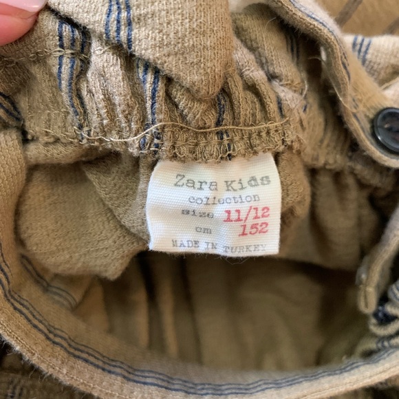 Zara apron dress with two straps girl size 11-12 - Picture 16 of 16